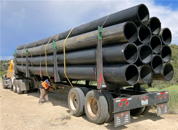Lot Of 24" Diameter X 2,670' Long Hdpe-4710 Sdr-17 Fused Drisco Pipe